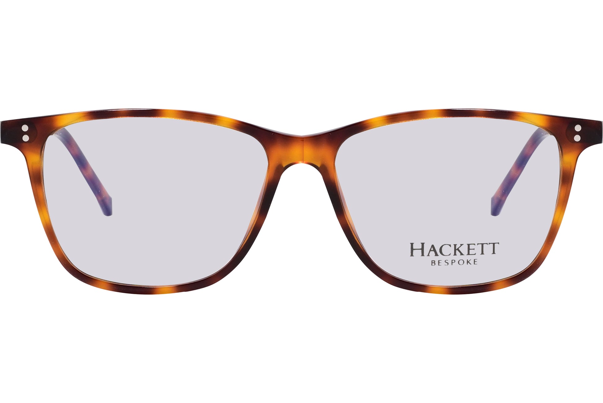 Hackett Bespoke rectangle tortoise eyeglasses