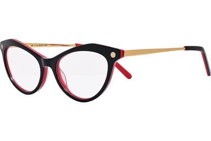 HTZO Cat-eye Red Eyeglasses Frame Model: MIV3-C4