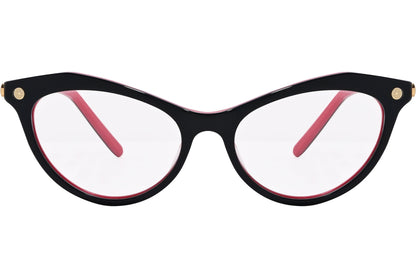 HTZO Cat-eye Red Eyeglasses Frame Model: MIV3-C4