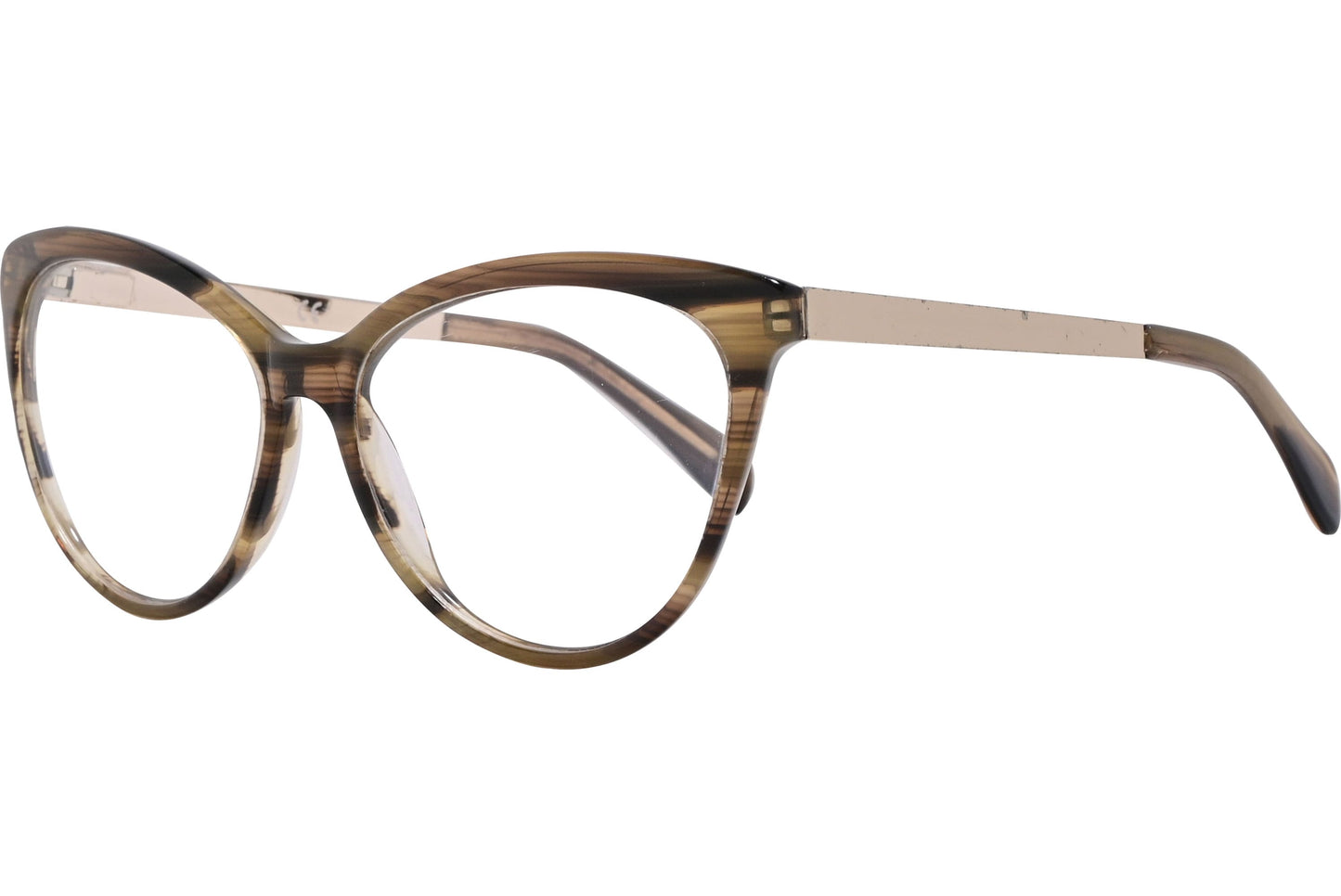 HTZO Cat-eye Brown Eyeglasses Frame Model: SBV08-C2