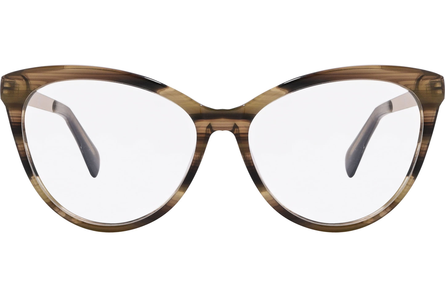 HTZO Cat-eye Brown Eyeglasses Frame Model: SBV08-C2