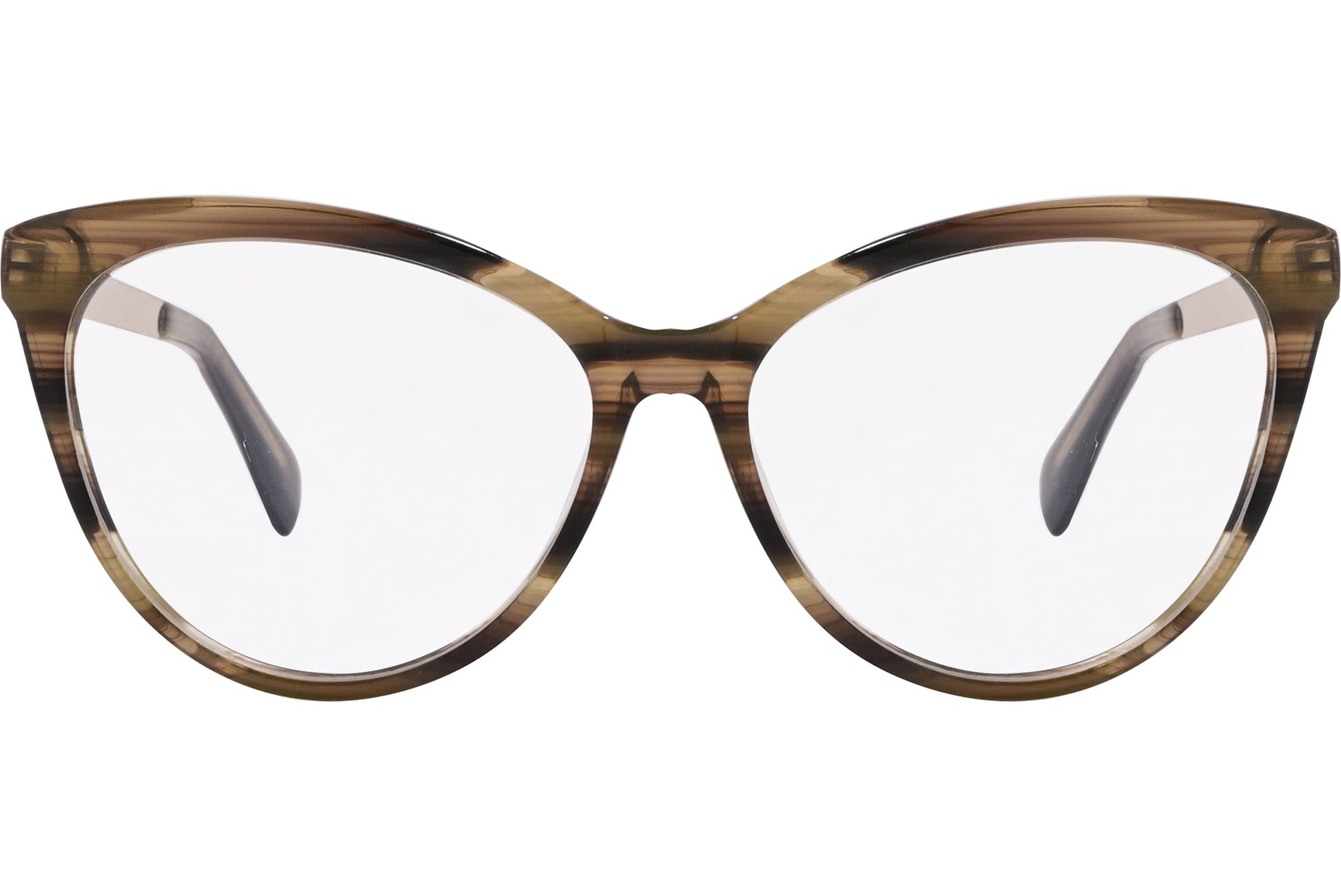 HTZO Cat-eye Brown Eyeglasses Frame Model: SBV08-C2