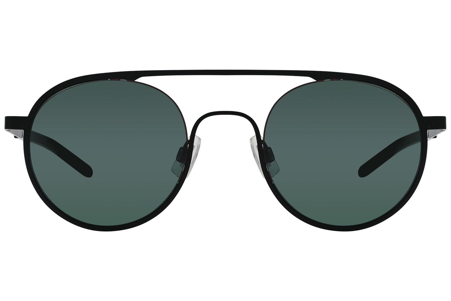 Hugo Boss Round Black Sunglasses Model: HG-SUN-RX-02 Front View