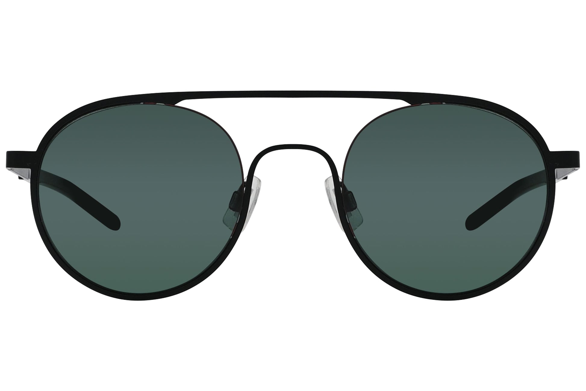 Hugo Boss Round Black Sunglasses Model: HG-SUN-RX-02 Front View