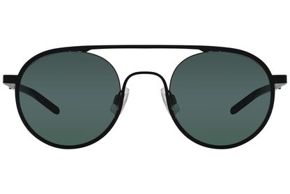 Hugo Boss Round Black Sunglasses Model: HG-SUN-RX-02 Front View