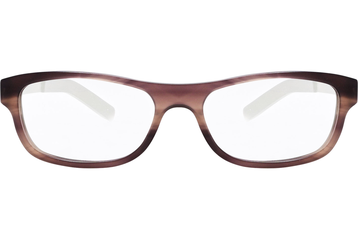 ic berlin rectangle bronze eyeglasses frame viewed from Front angle.