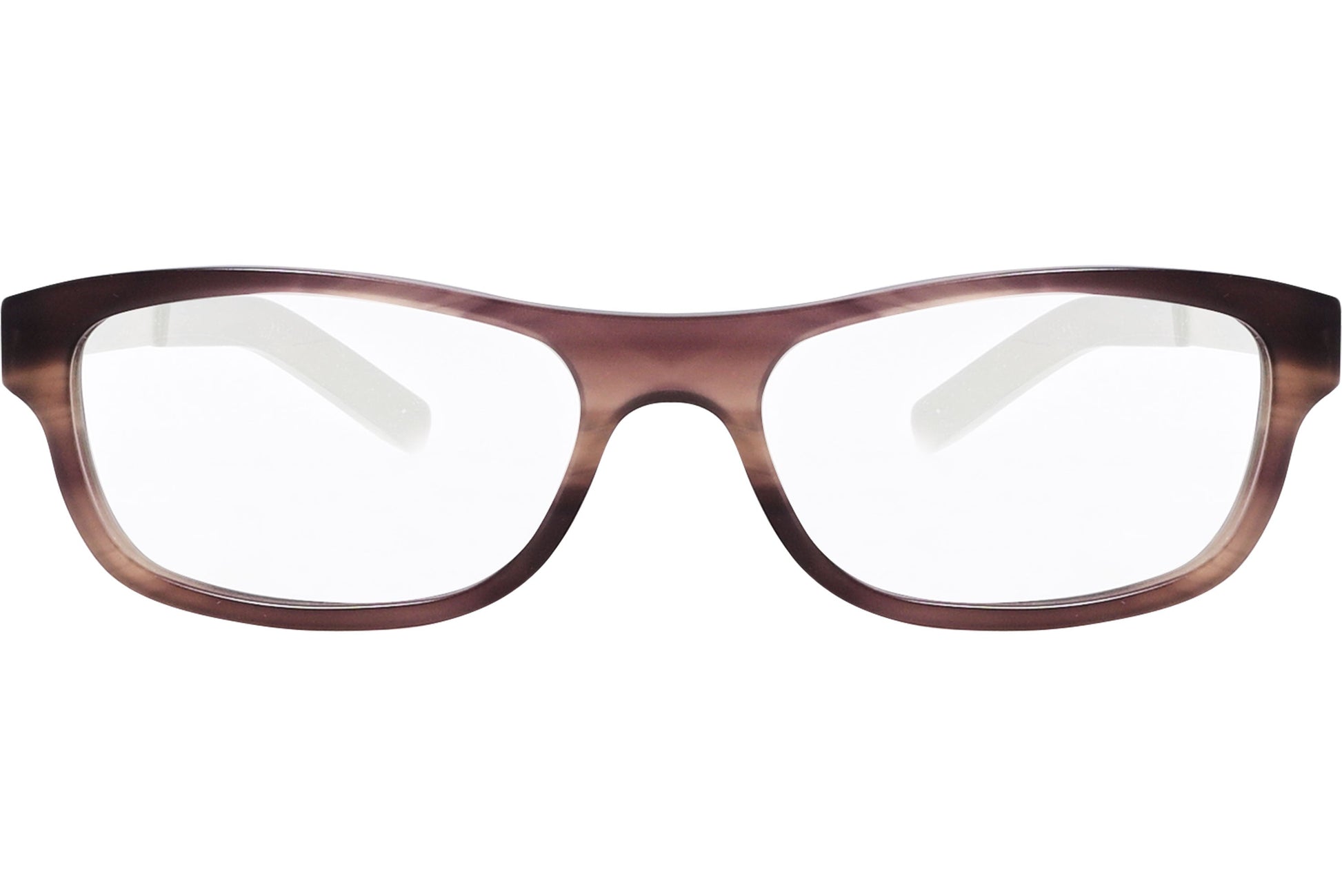 ic berlin rectangle bronze eyeglasses frame viewed from Front angle.