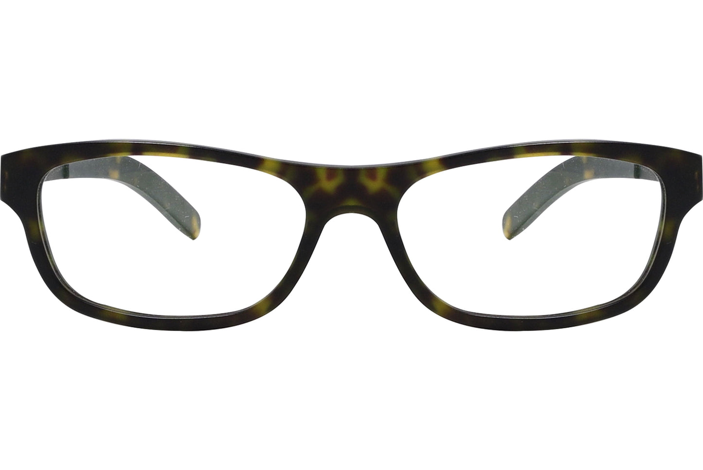 ic berlin rectangle chocolate eyeglasses frame viewed from Front angle.