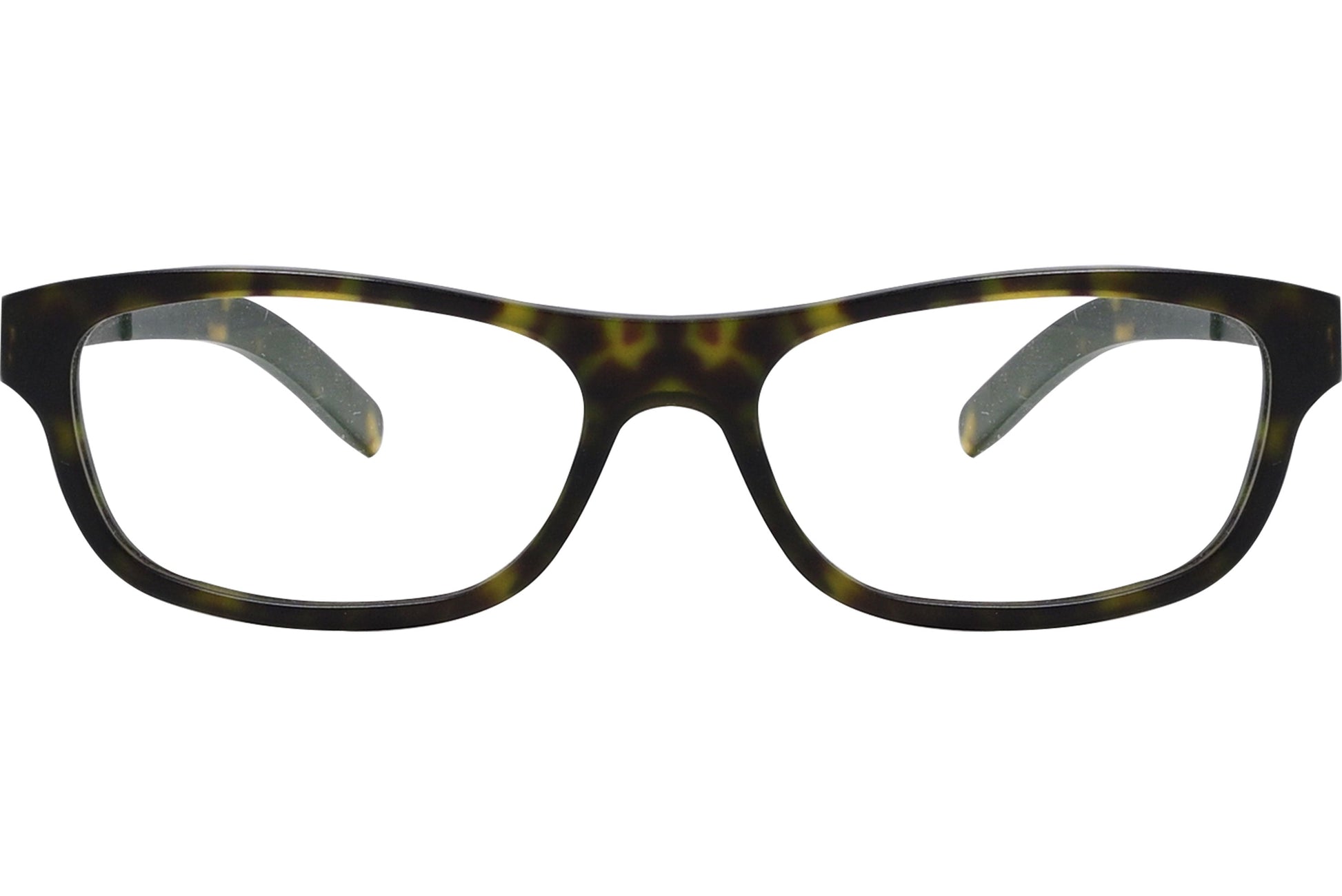 ic berlin rectangle chocolate eyeglasses frame viewed from Front angle.