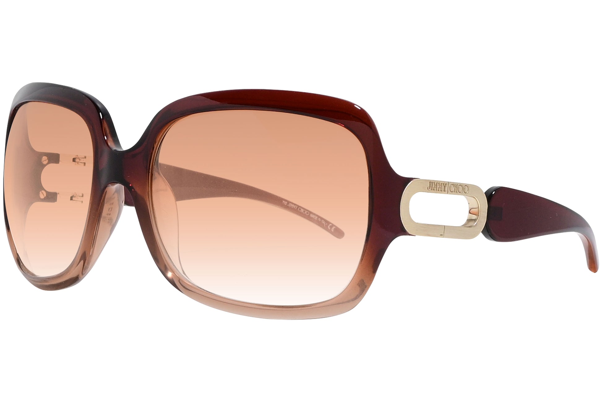 Jimmy Choo designer sunglasses side view