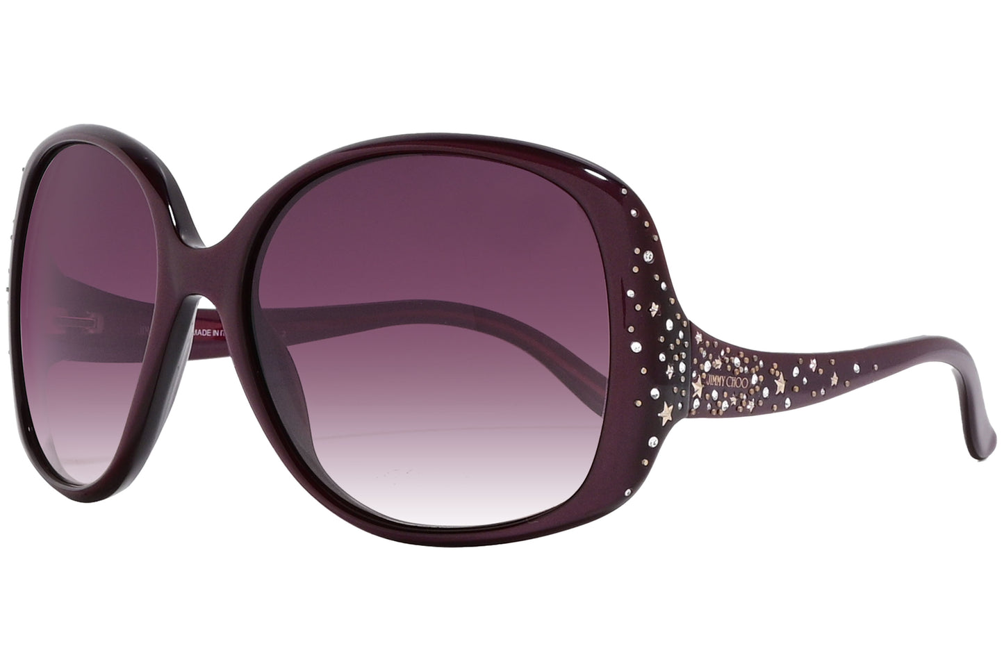 Jimmy Choo designer sunglasses side view