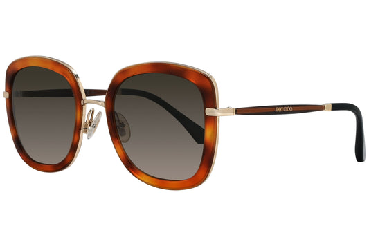 Jimmy Choo Butterfly Brown Sunglasses Model: GLENN-S-QANJ6 Side View