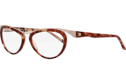 John Galliano Cat-eye Tortoise Eyeglasses Frame Model: JG5008-053