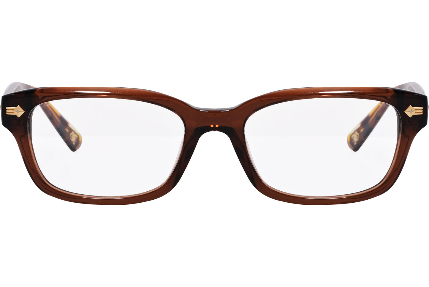 John Galliano Rectangle Tortoise Eyeglasses Frame Model: JG5022-052