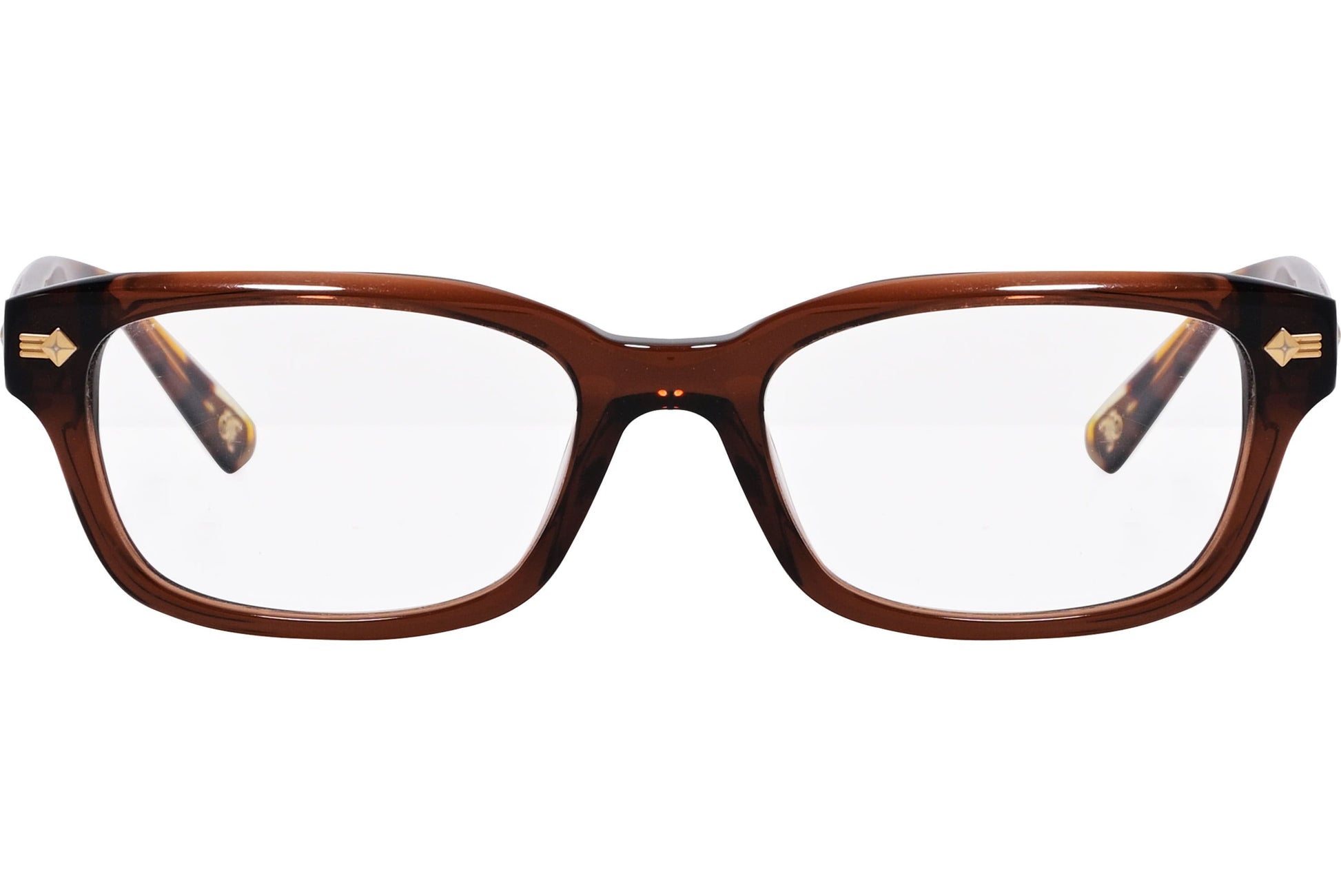 John Galliano Rectangle Tortoise Eyeglasses Frame Model: JG5022-052