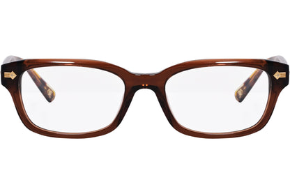 John Galliano Rectangle Tortoise Eyeglasses Frame Model: JG5022-052