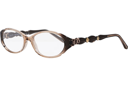 John Galliano Oval Brown Eyeglasses Frame Model: JG5034-047