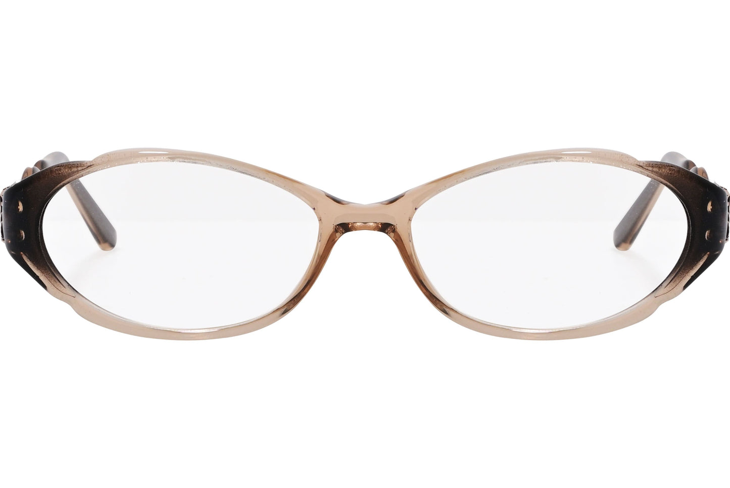 John Galliano Oval Brown Eyeglasses Frame Model: JG5034-047