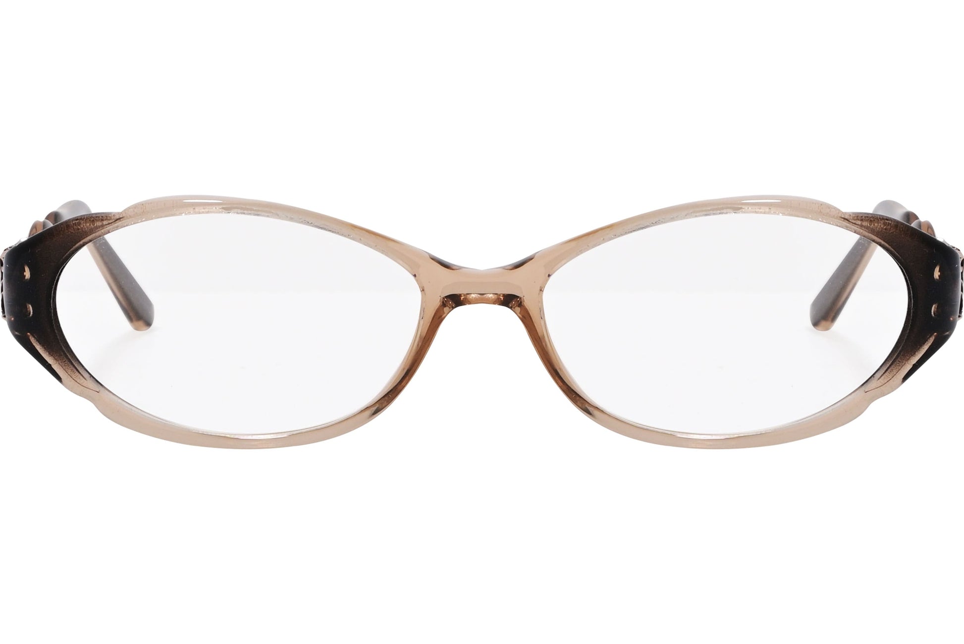 John Galliano Oval Brown Eyeglasses Frame Model: JG5034-047