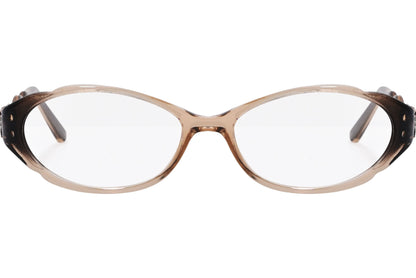 John Galliano Oval Brown Eyeglasses Frame Model: JG5034-047