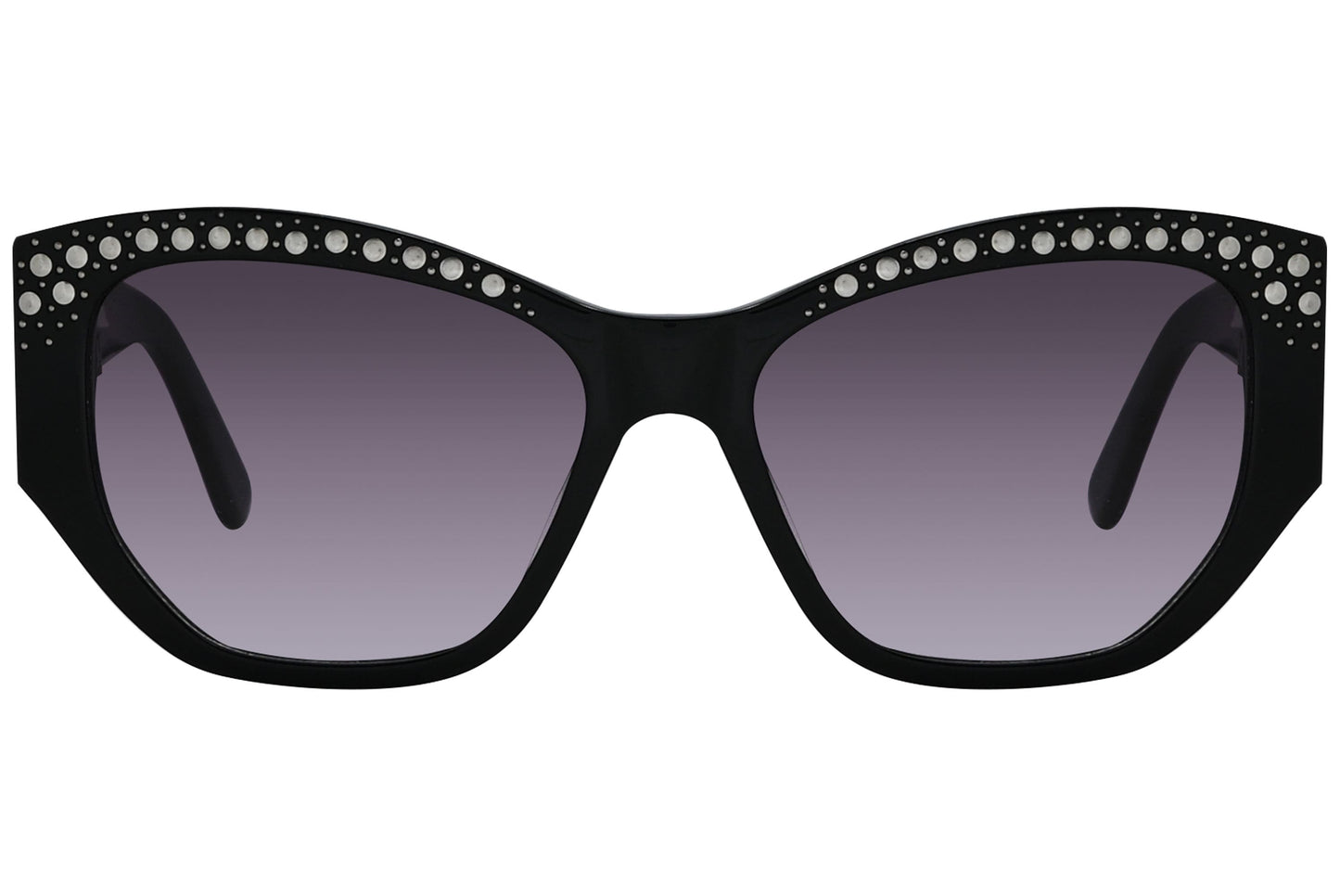 Karl Lagerfeld Browline Black Sunglasses Model: KL6040ST-001 Front View