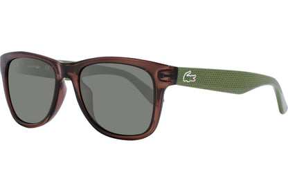 Lacoste Green Color Wayfarer Sunglasses Viewed From A 45-Degree Angle.