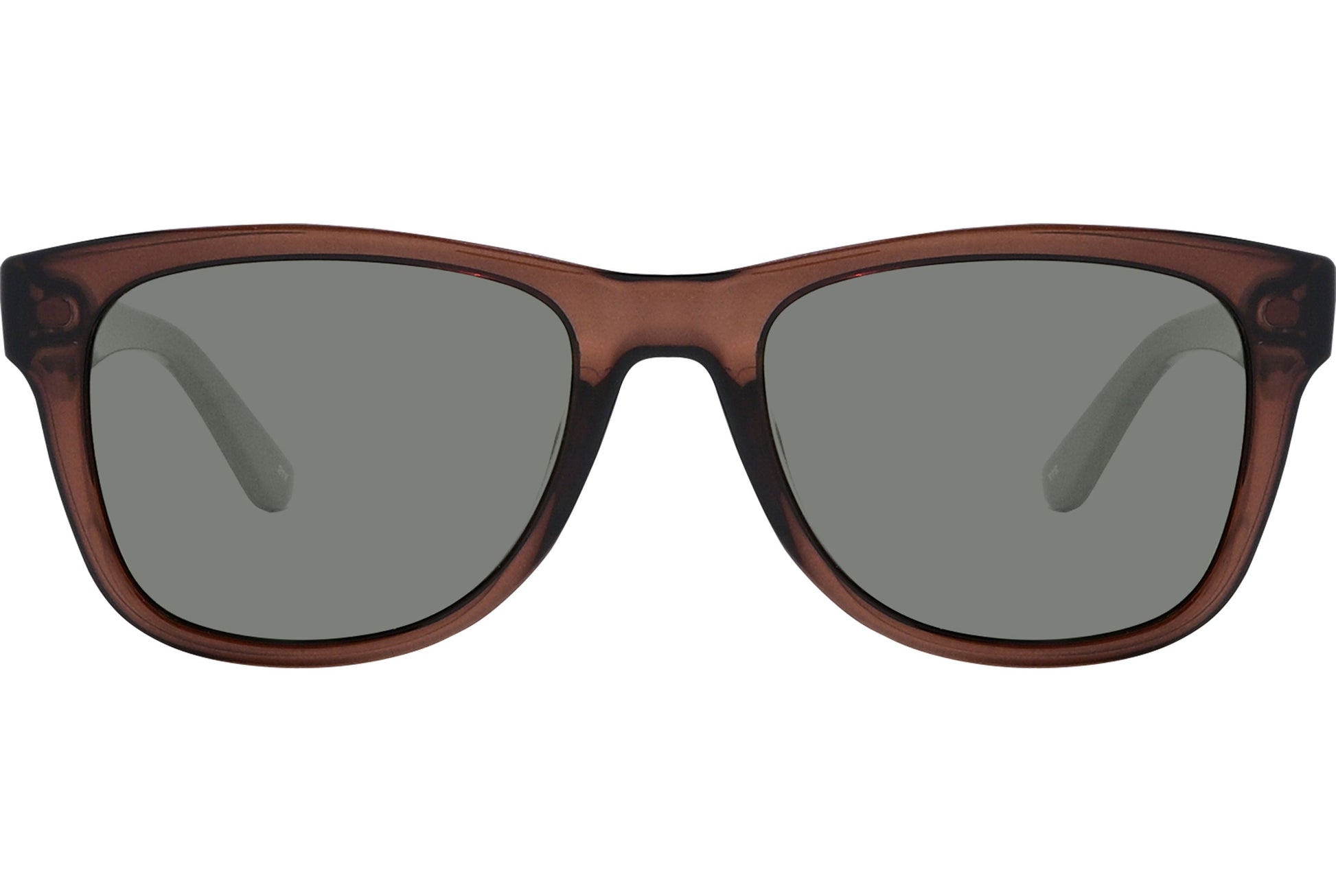 Lacoste Green Color Wayfarer Sunglasses Viewed From Front Angle.