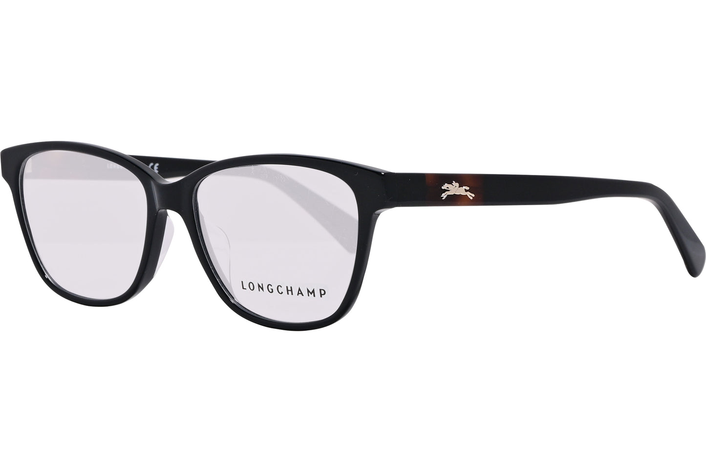 Longchamp eyeglasses frame 45-degree angle view