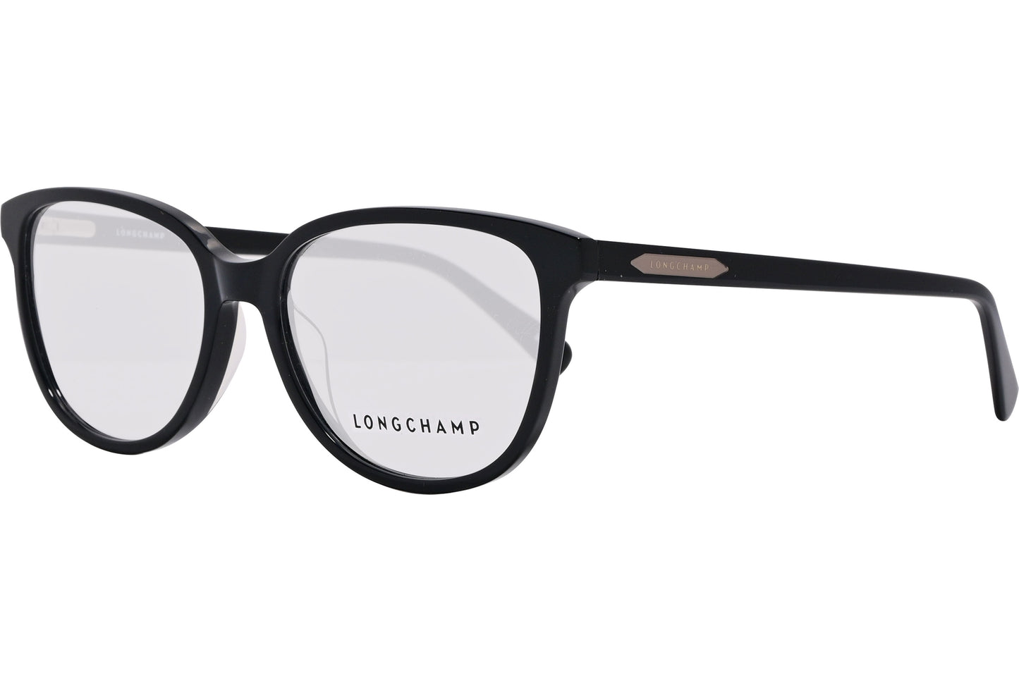 Longchamp eyeglasses frame 45-degree angle view