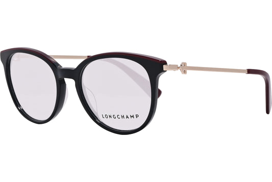 Longchamp eyeglasses frame 45-degree angle view