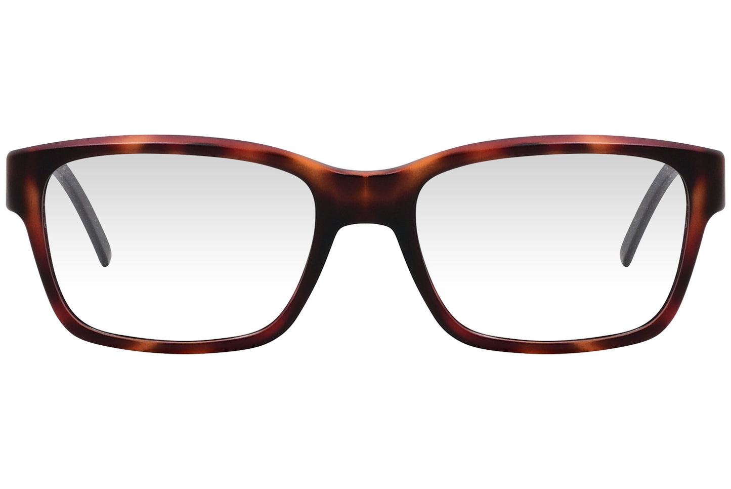 maditaly wayfarer tortoise eyeglasses frame viewed from front angle.