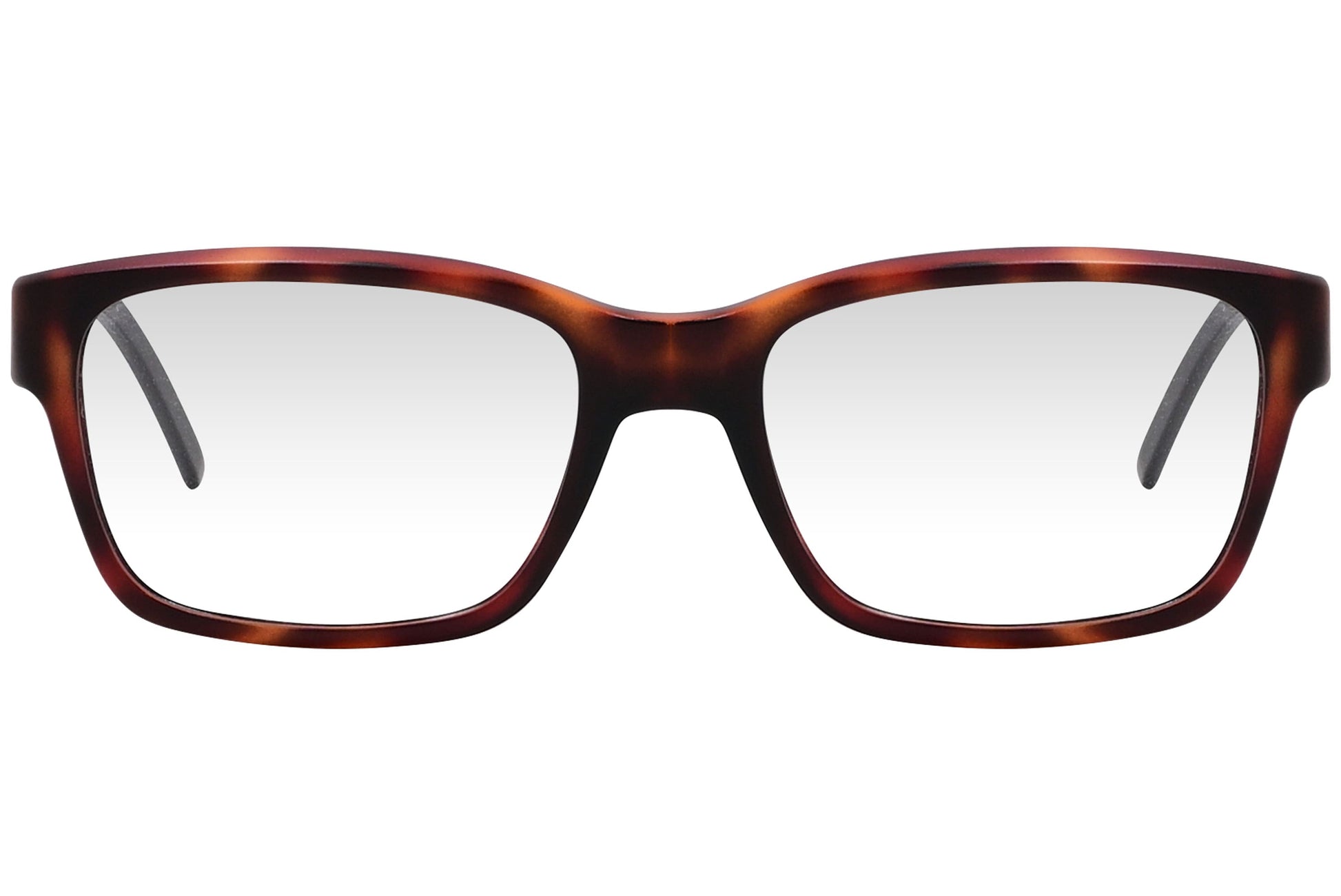 maditaly wayfarer tortoise eyeglasses frame viewed from front angle.