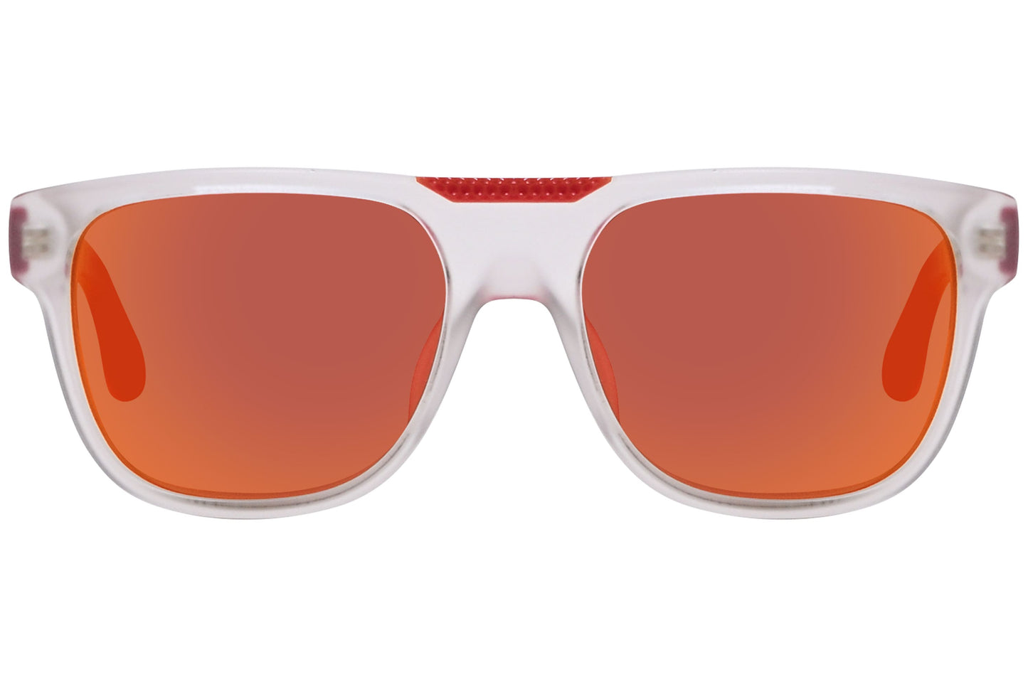 Marc By Marc Jacobs White Color Wayfarer Sunglasses Viewed From Front Angle.