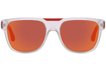 Marc By Marc Jacobs White Color Wayfarer Sunglasses Viewed From Front Angle.