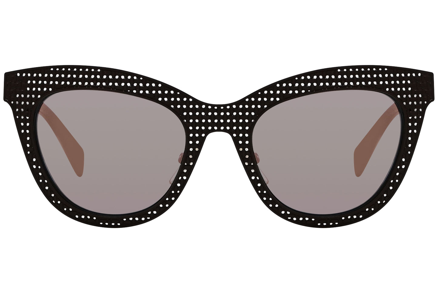 Marc By Marc Jacobs Black Color Cat-Eye Sunglasses Viewed From Front Angle.