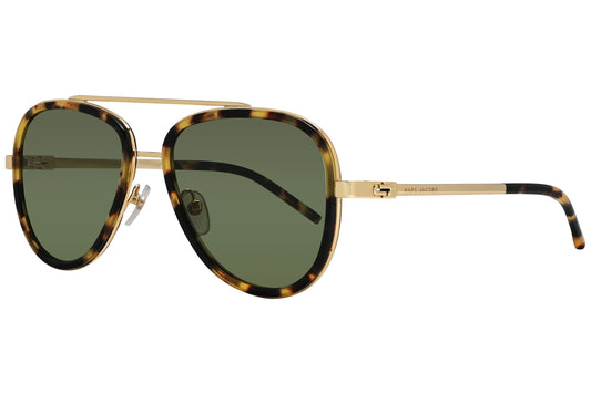 Marc Jacobs Aviator Gold Sunglasses Model: MARC136S-LSHDJ Side View