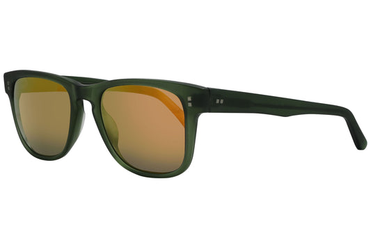 Marma London Green Color Wayfarer Sunglasses Viewed From A 45-Degree Angle.