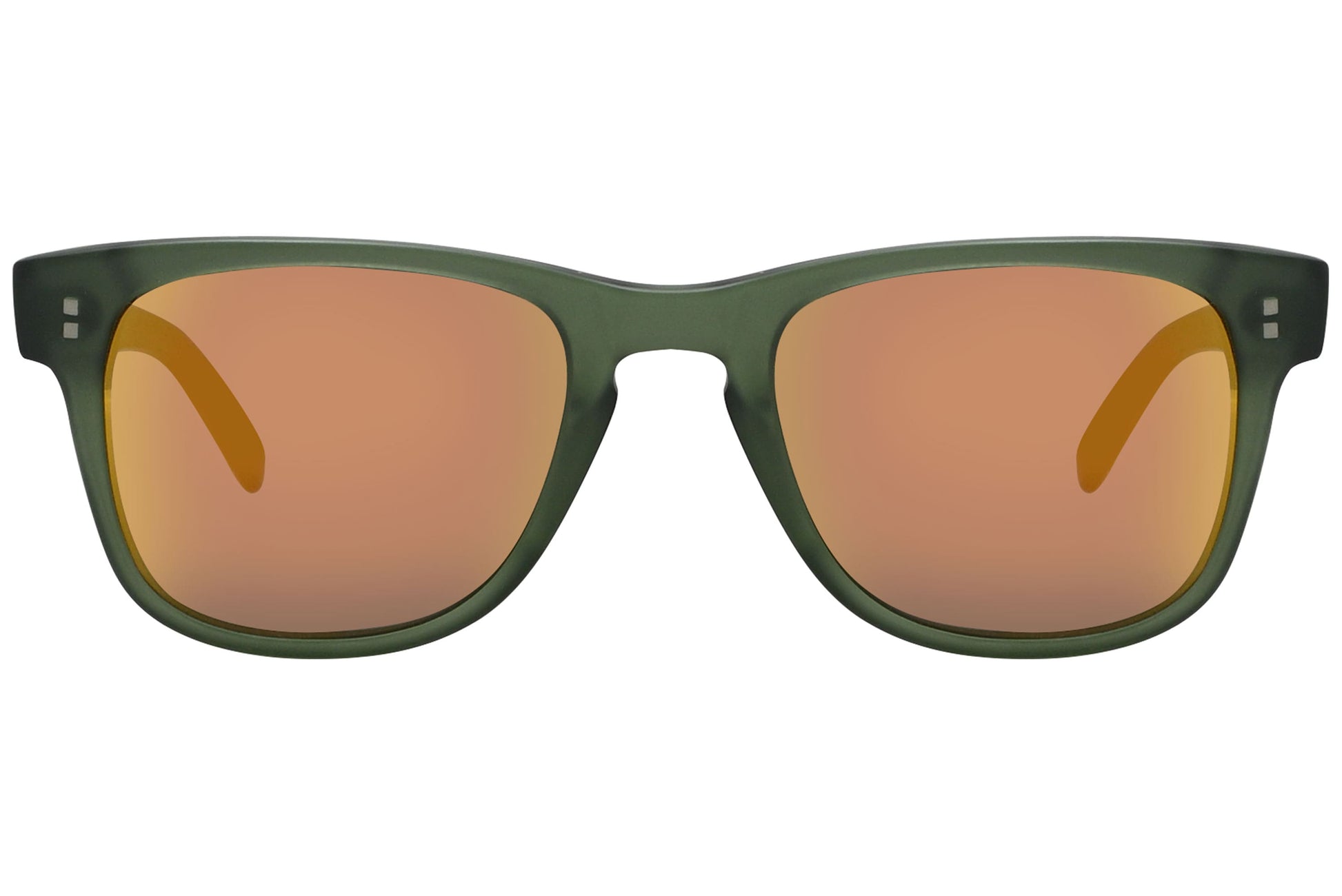 Marma London Green Color Wayfarer Sunglasses Viewed From Front angle.