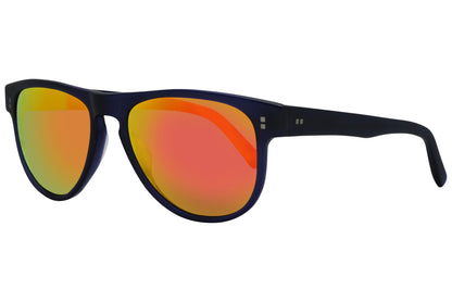 Marma London Blue Color Wayfarer Sunglasses Viewed From A 45-Degree Angle.