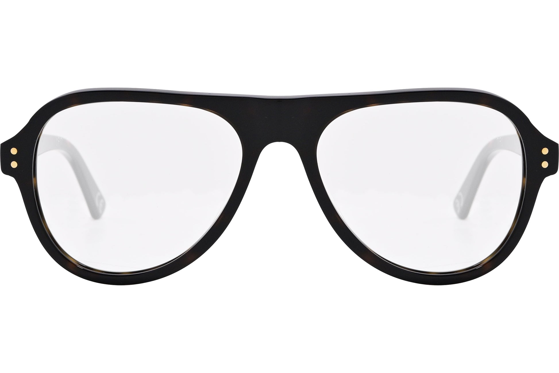 marni aviator tortoise eyeglasses frame front view