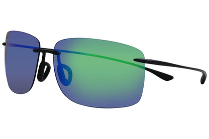 Maui Jim Rectangle Blue and Green Sunglasses Model: MJ443-2M Side View