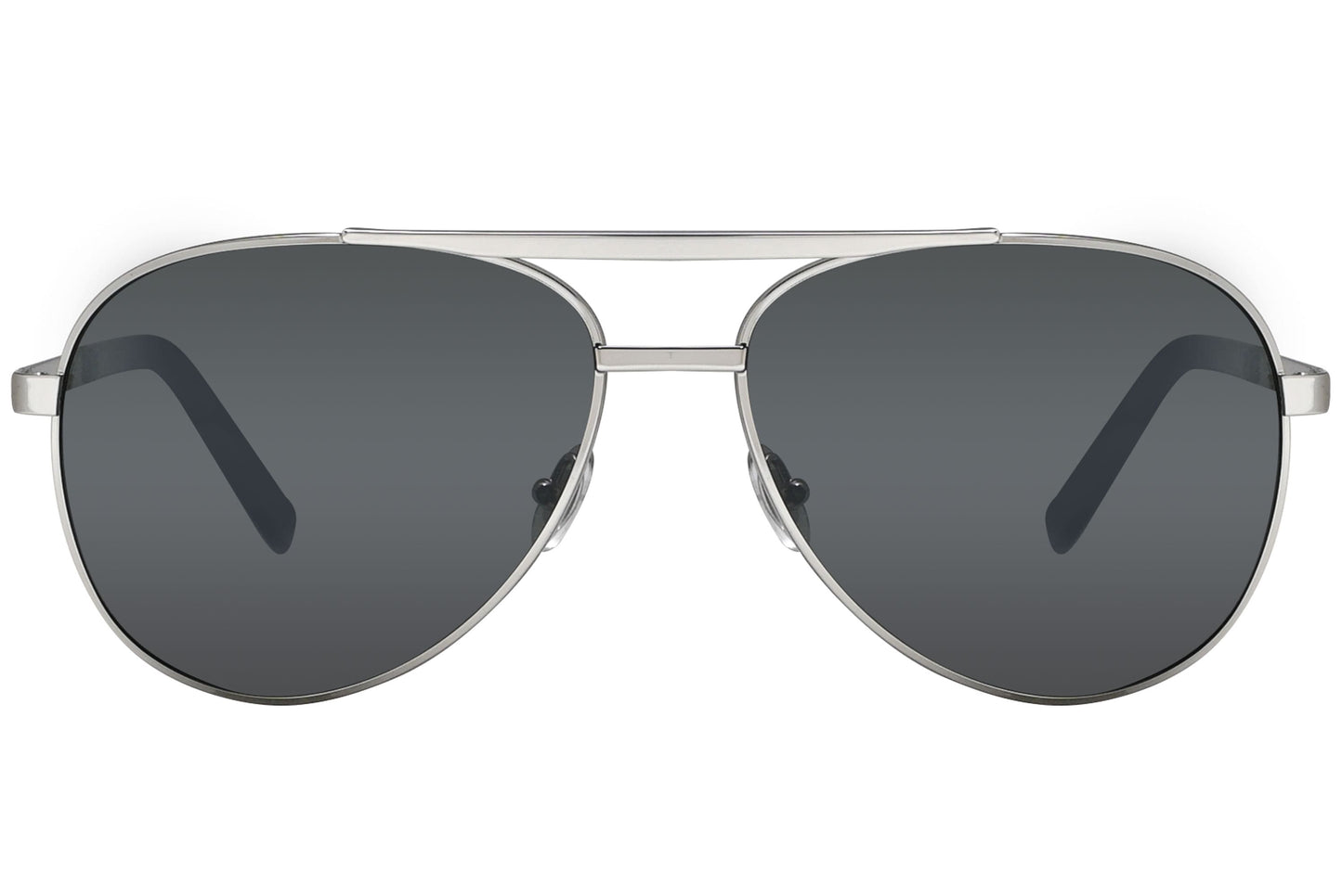 Maui Jim Aviator Silver and Gray Sunglasses Model: MJ831-17 Front View