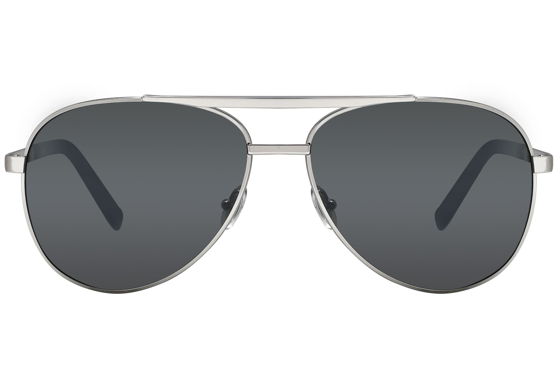 Maui Jim Aviator Silver and Gray Sunglasses Model: MJ831-17 Front View