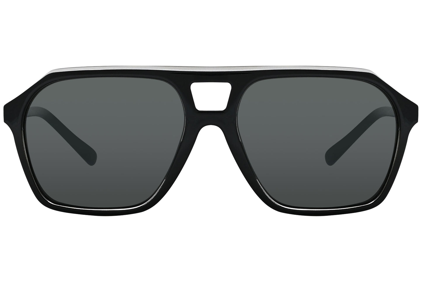 Maui Jim Geometric Black Sunglasses Model: MJ880-02 Front View