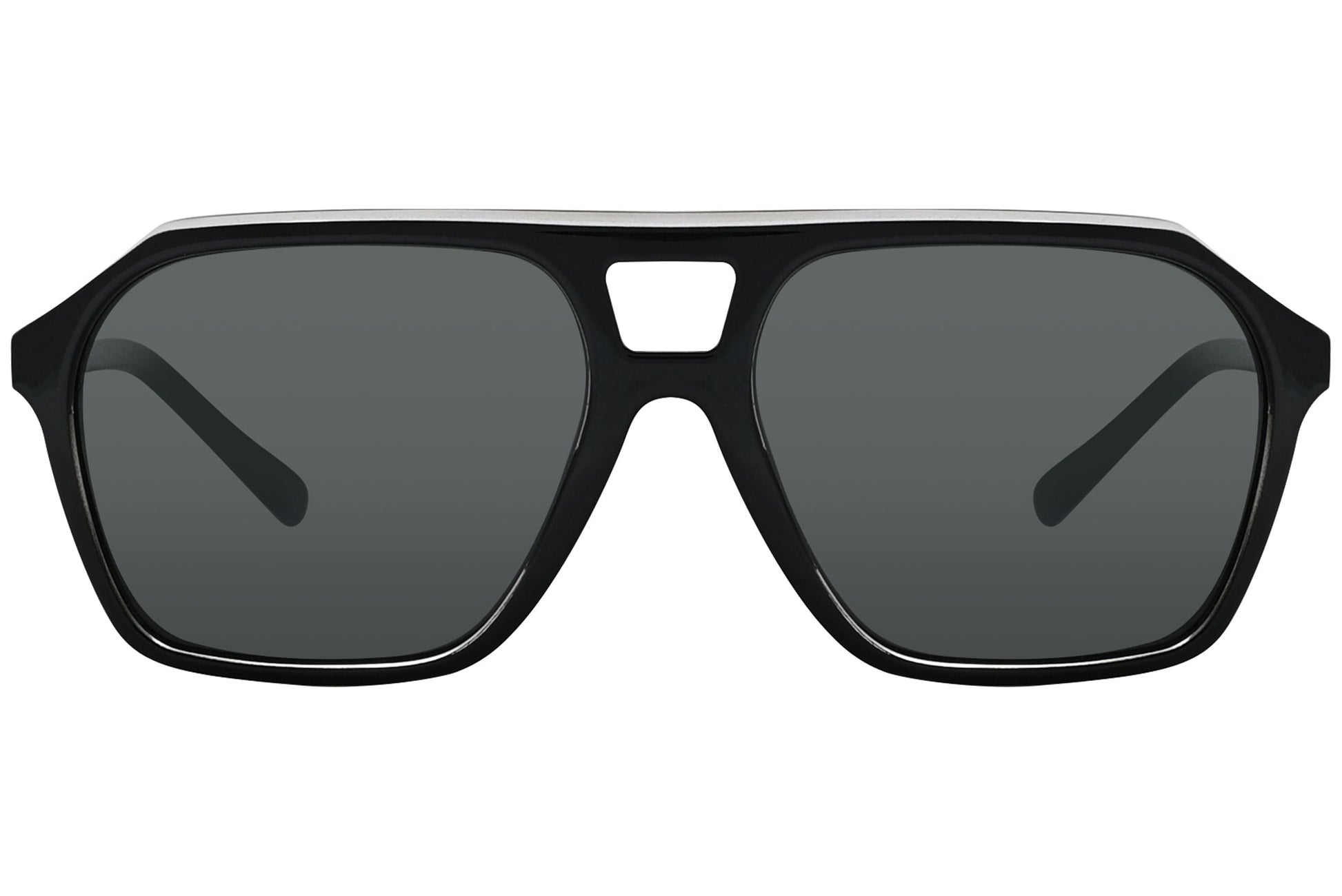 Maui Jim Geometric Black Sunglasses Model: MJ880-02 Front View