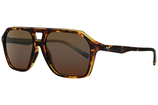 Maui Jim Geometric Tortoise Orange Sunglasses Model: MJ880-10 Side View