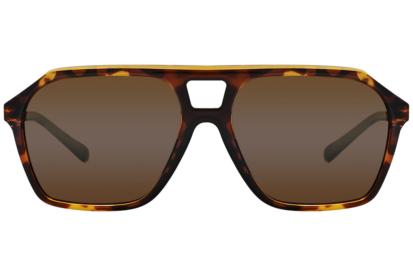 Maui Jim Geometric Tortoise Orange Sunglasses Model: MJ880-10 Front View