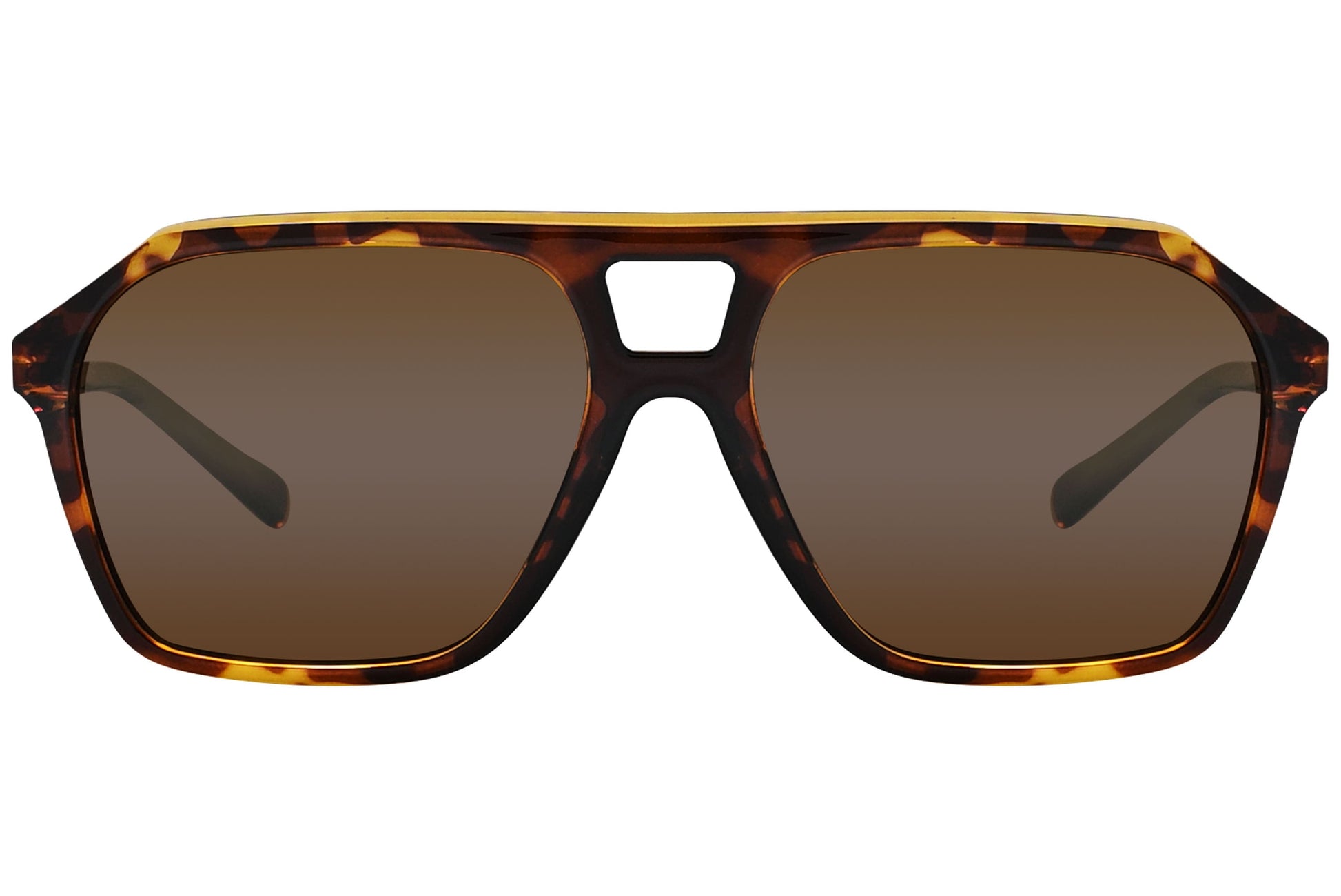 Maui Jim Geometric Tortoise Orange Sunglasses Model: MJ880-10 Front View