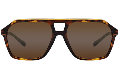 Maui Jim Geometric Tortoise Orange Sunglasses Model: MJ880-10 Front View