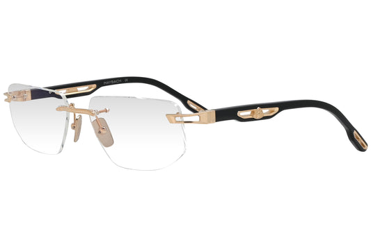 maybach THE ULTIMATE II  eyeglasses frame viewed from a 45-degree angle.